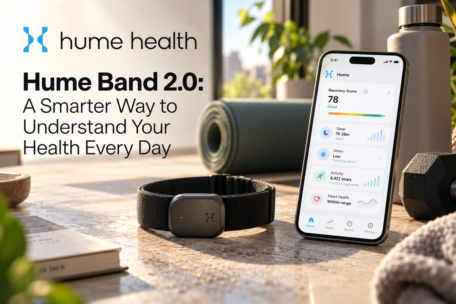 Hume Band 2.0: A Smarter Way to Understand Your Health Every Day