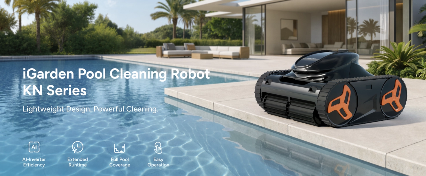 Why the iGarden KN Series Robotic Pool Cleaner Is the Smartest Upgrade for a Crystal-Clear Pool