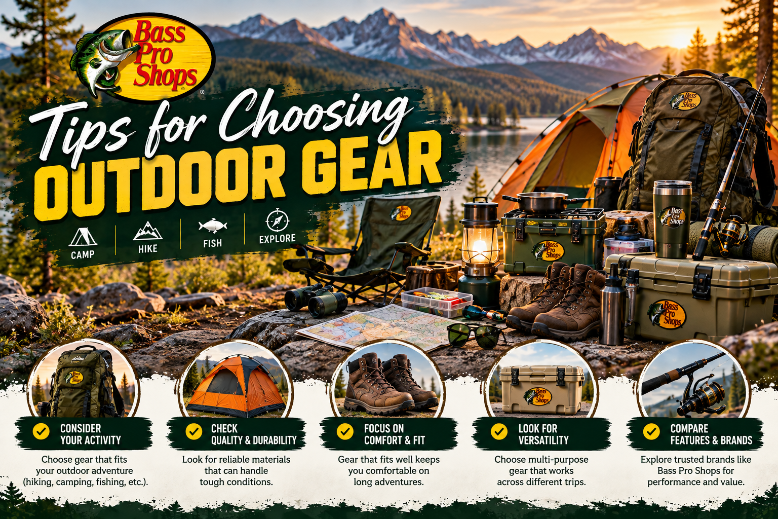 Gear Up for Your Next Adventure with Bass Pro Shops